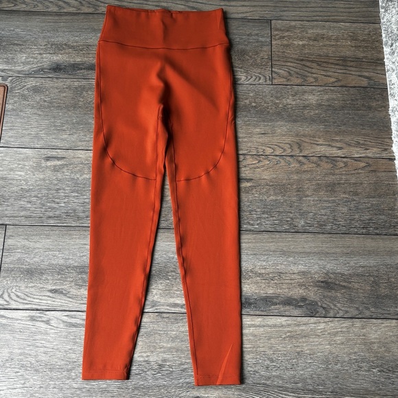 Fanka Pants - Fanka Beyond Nude Seamless Soft High Rise Leggings Sunset Orange Medium